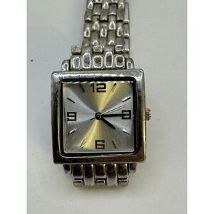 Vintage Merona FMDM141 Men's‎ Watch Square Face Japan Quartz 377 Battery